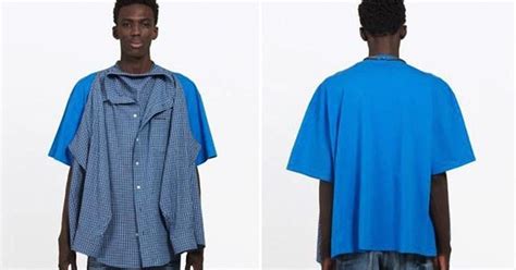 balenciaga shirt with attached.